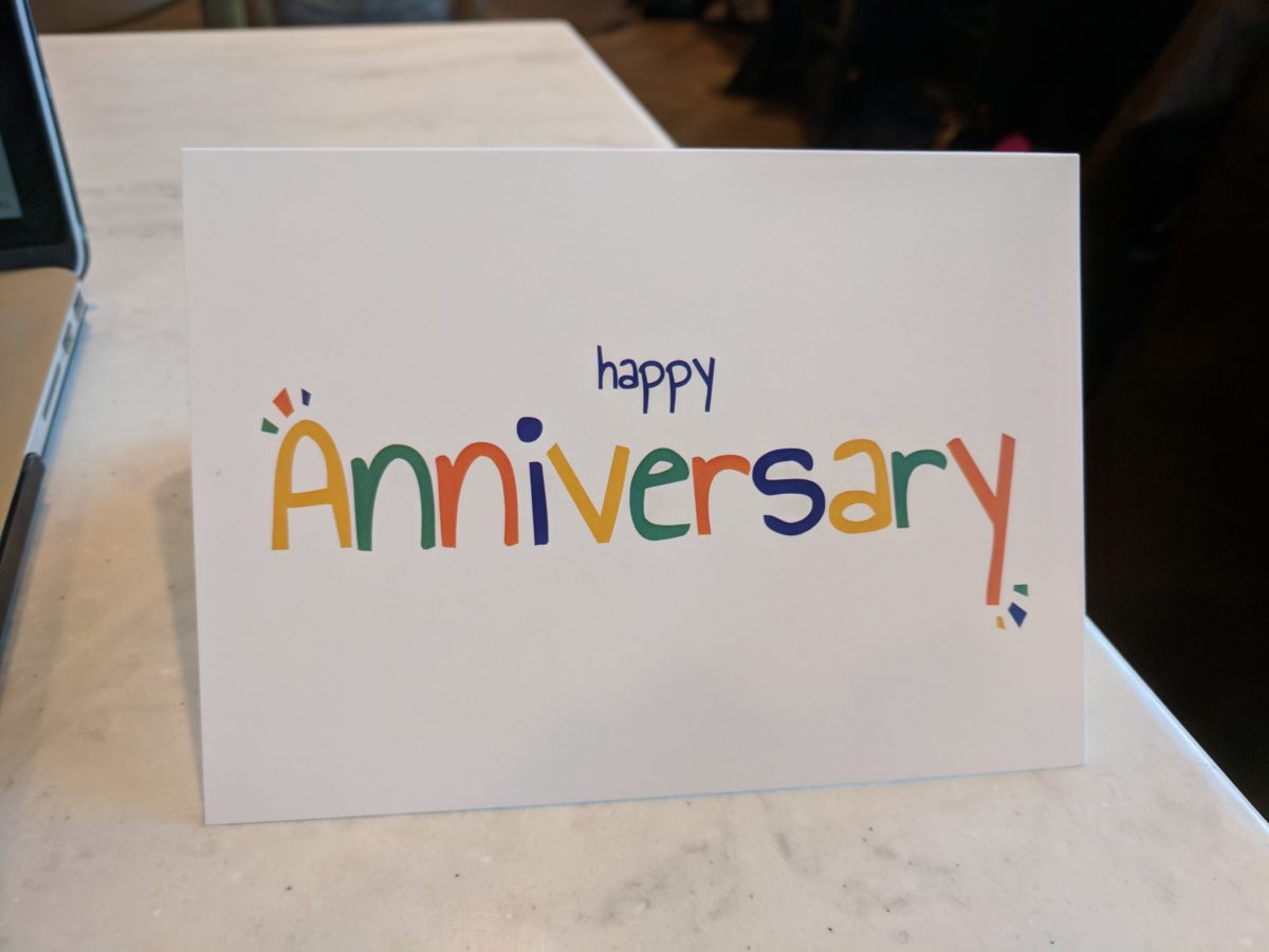 Happy Anniversary Card